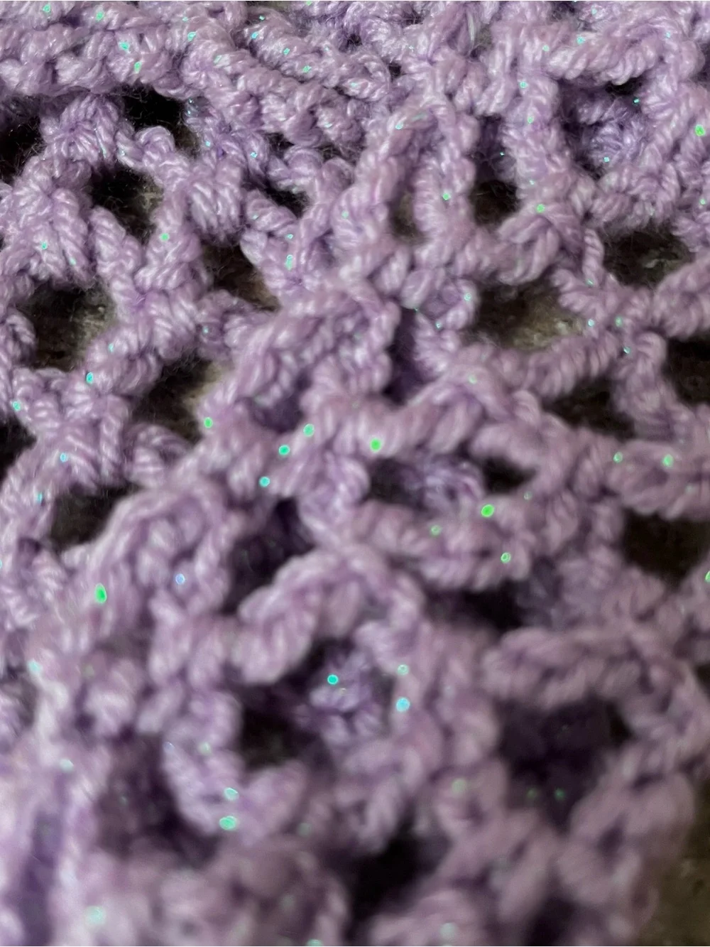 Handmade Lavender Crochet Waist Tie Belt Women
